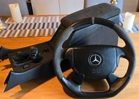 Mercedes C 202 Lenkrad Sport Armlehne Schaltknauf Alcantara W202 Nordrhein-Westfalen - Drolshagen Vorschau