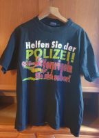 Herren Tshirt bedruckt - Helfen Sie der Polizei.... L Sachsen-Anhalt - Burg Vorschau