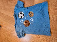 T-Shirt blau topolino fußball wendepailetten Größe 122 Köln - Longerich Vorschau