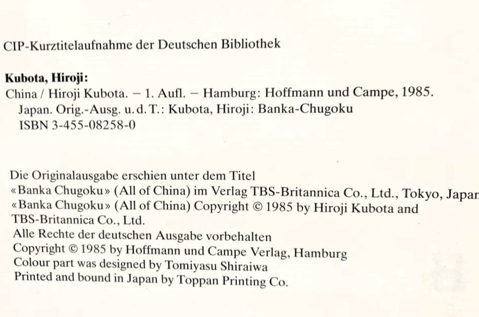 3 Farbfoto-Dokumentationen über China von 1981, 1982 und 1985 in Hessisch Oldendorf