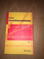Götze Investitionsrechnung 6. Auflage Hessen - Knüllwald Vorschau