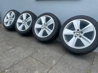 4x Originale Seat Leon 5F Alufelgen 17 Zoll auf Winterreifen Baden-Württemberg - Balingen Vorschau