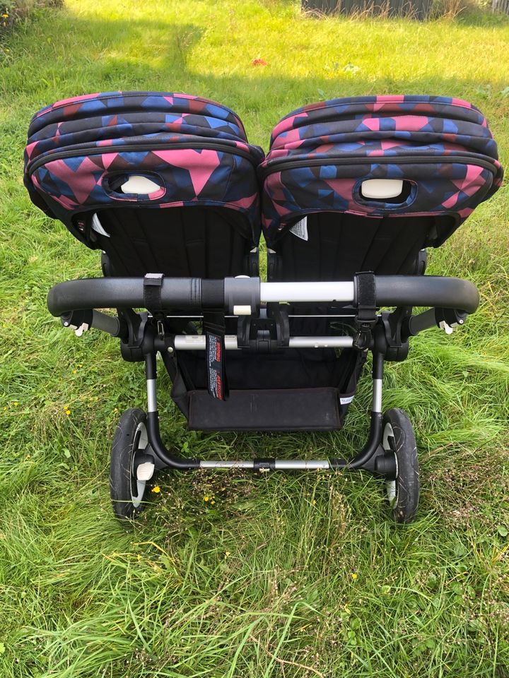 Bugaboo Donkey 2, Zwillingskinderwagen, Geschwisterkinderwagen in Bammental