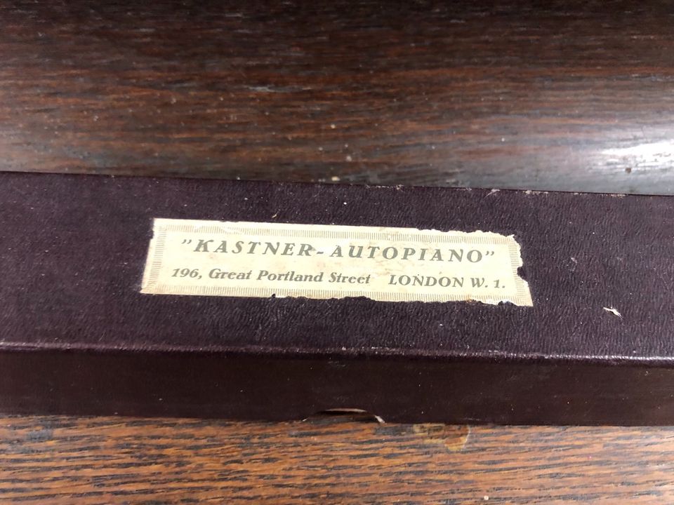 #B Kästner Autopiano Elektropneumatisches Antik selbstspielend in Burgstädt