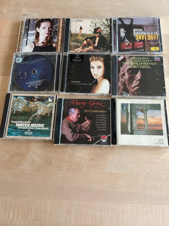 9 verschiedene  CDs auch einzeln zu verkaufen Stückpreis 0,50€ in Bamberg