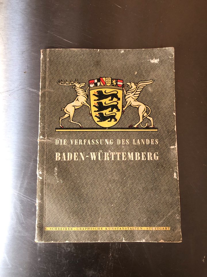 Verfassung Baden Württemberg/ Buch in Amtzell