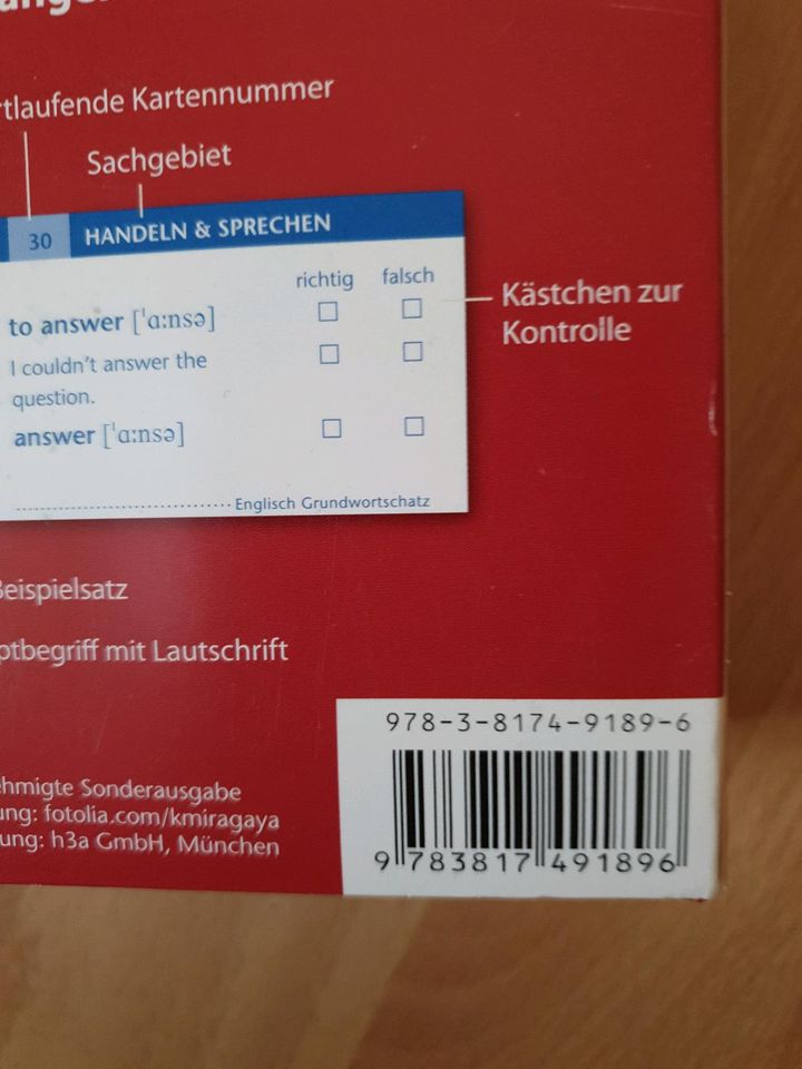 Englischhilfe Grundwortschatz in Gnoien