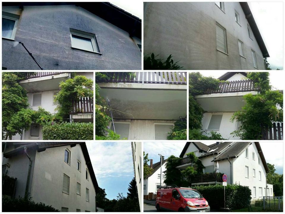 Fassadenreinigung / WDVS Fassade reinigen und Fassadenschutz in Bergisch Gladbach