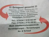 Suche Gabelstapler Stapler Geländestapler Teleskopstapler Telesko Baden-Württemberg - Straßberg Vorschau