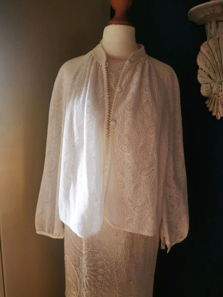 Hanro Spitze  Jacke vintage Hochzeit hippie boho in Geseke