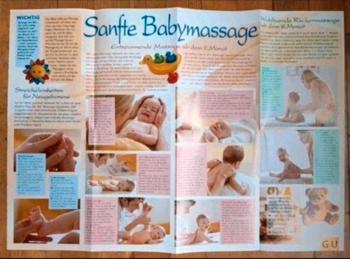 Babymassage - GU Ratgeber Kinder Baby inkl. Wandposter in Mannheim