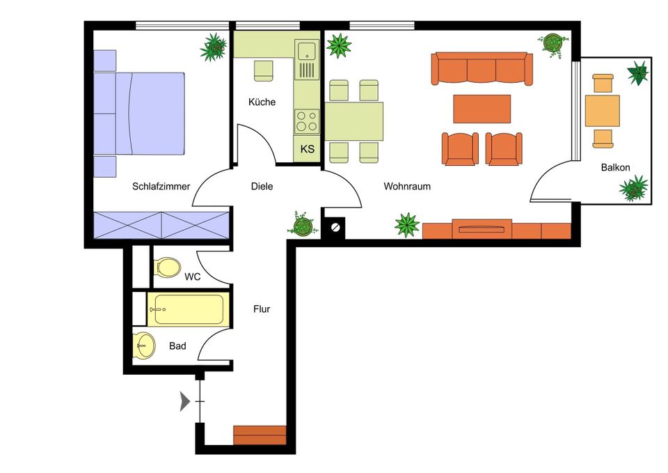 Gemütliche Wohnung mit Balkon & Stellplatz! in Sindelfingen