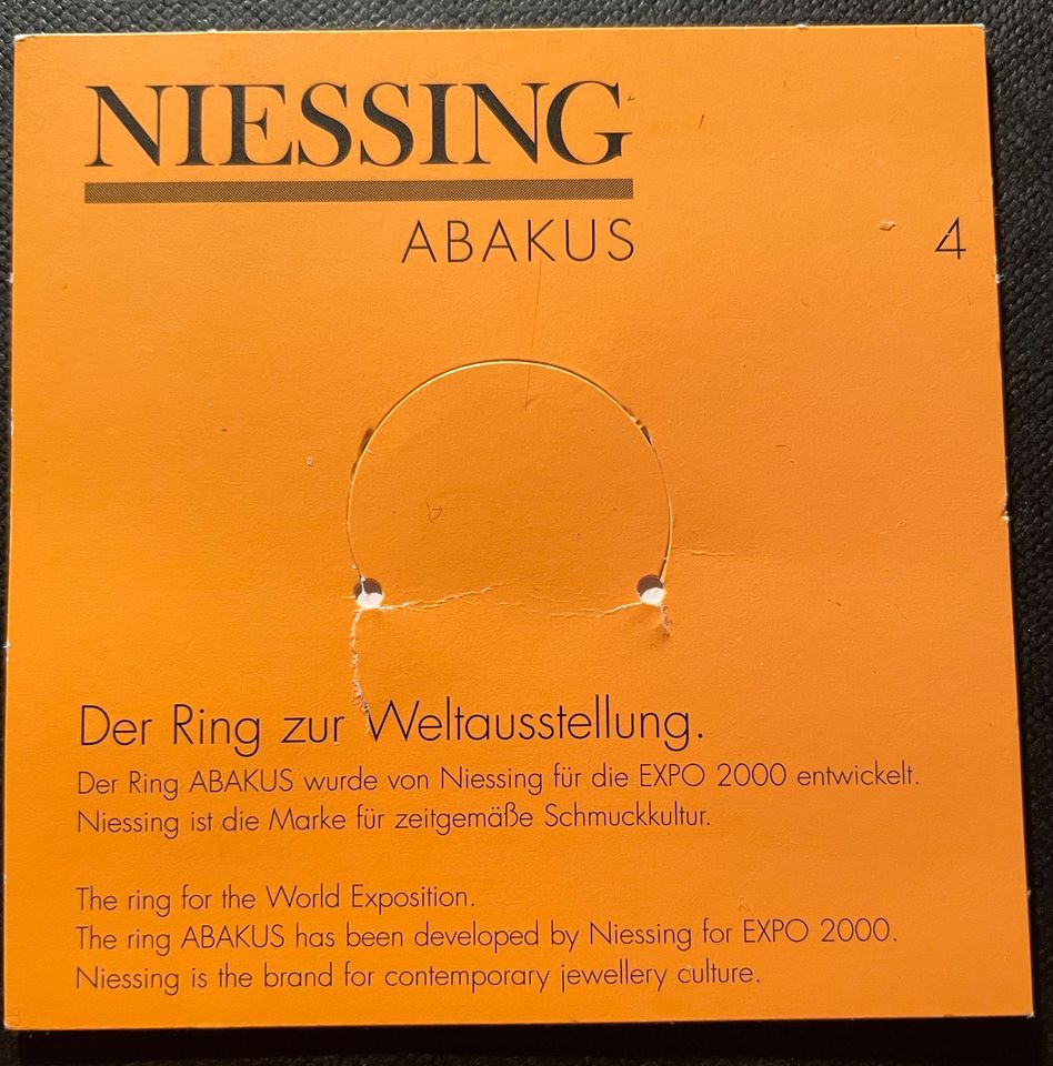 Niessing abacus deals ring