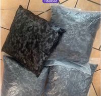 NEU OVP 4 Kissen Couchkissen schwarz Silber grau glänzend Glitzer Nordrhein-Westfalen - Kerken Vorschau