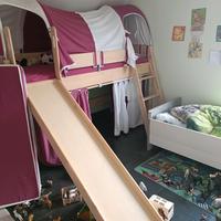 Paidi Hochbett mit Rutsche, Kletterwand und Spielmatratze Baden-Württemberg - Gschwend Vorschau
