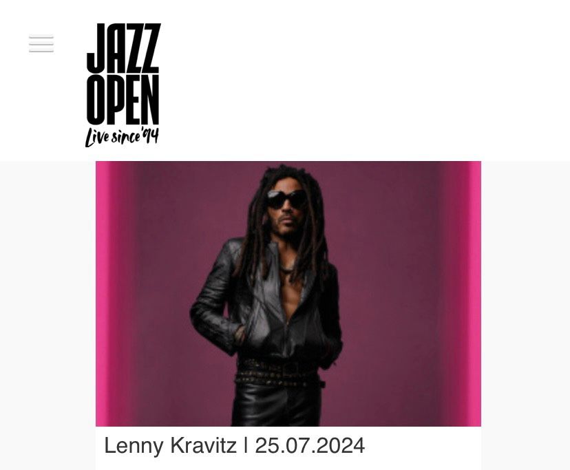 Suche 2 Karten Lenny Kravitz Jazz Open Stuttgart (Sitzplatz) in Frickenhausen