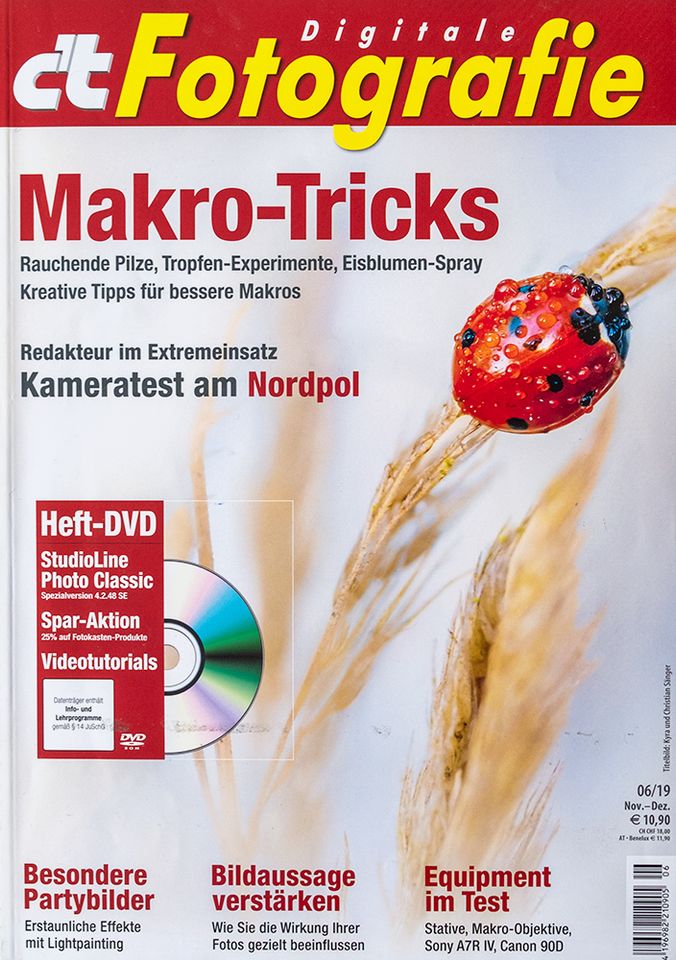c’t Fotografie Fotozeitschrift 2019 komplett 6 Hefte + DVDs in Kiel