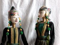 2  Wayang Golek Marionetten Indonesien -Rama & Sitha - Asiatika Baden-Württemberg - Affalterbach   Vorschau