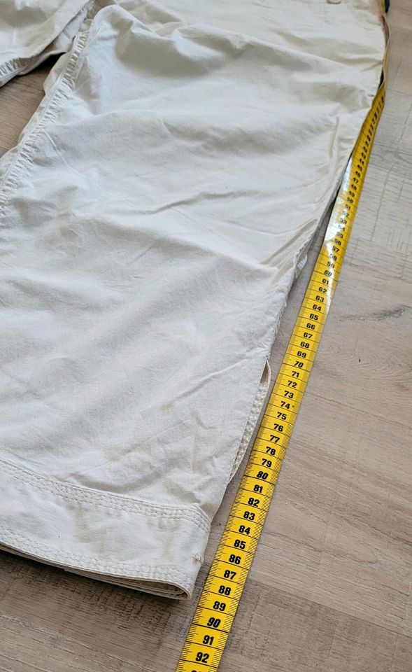 3/4 Sommerhose Stretch Gr. 46 neu offwhite cremeweiß in Limburgerhof