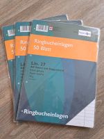 3x Ringbucheinlagen Lin.27 liniert mit Doppelrand Bayern - Poing Vorschau