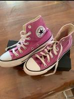 Converse Chucks, hoch, rosa, 37,5, wie neu Saarland - Lebach Vorschau