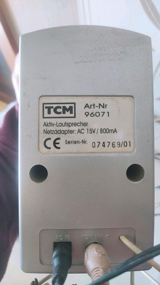 TCM PC Aktiv Lautsprecher 2.0 in Glinde