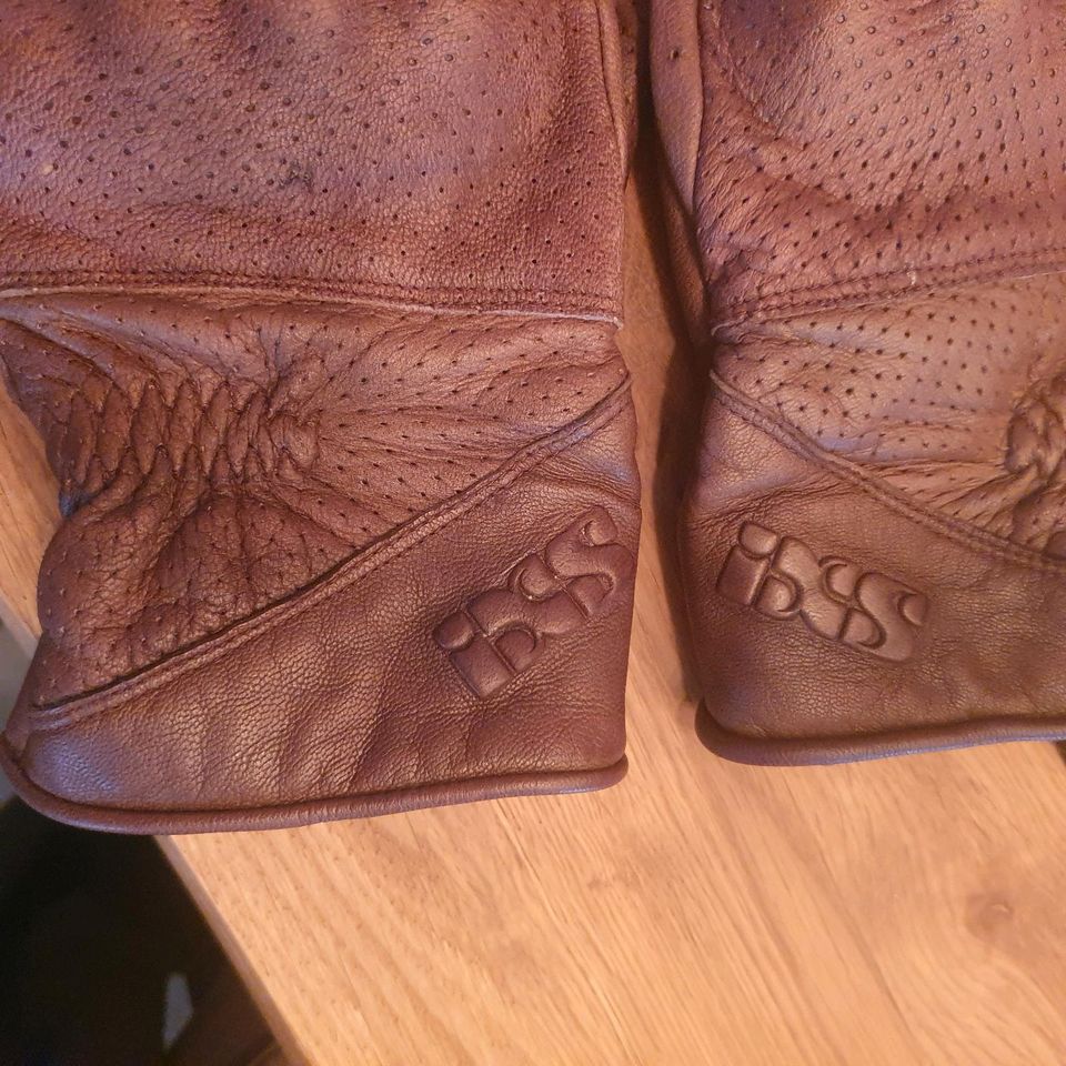 Motorrad Handschuhe Leder braun IXS XL in Freystadt