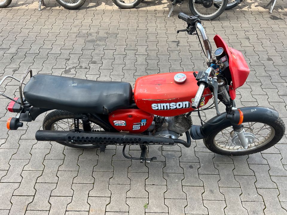 Simson S50 S50B1 1977 3-Gang Moped Mofa Roller B78 in Osterweddingen