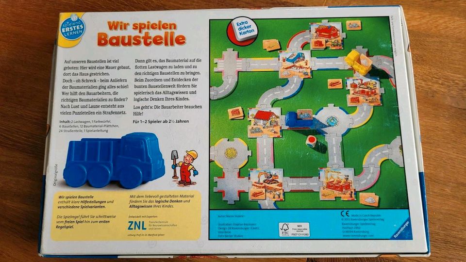 Wir spielen Baustelle, Spiel von Ravensburger in Drage