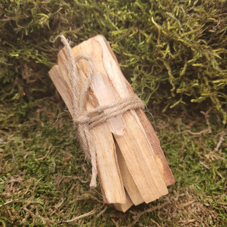 Palo Santo Räuchern Räucherwerk Ritual Edelstein Schale Wicca in Bielefeld