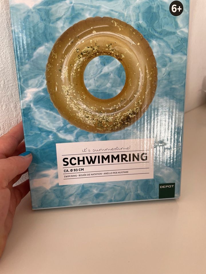 Schwimmring von Depot Gold Glitzer ❤️Neu❤️ in Steinburg