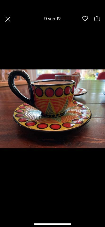 Kaffeeservice Teeservice Keramik aus Afrika einzigartige Stücken in Berlin