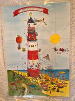 Poster laminiert: lustiger Leuchtturm von Wangerland Touristik Niedersachsen - Leer (Ostfriesland) Vorschau