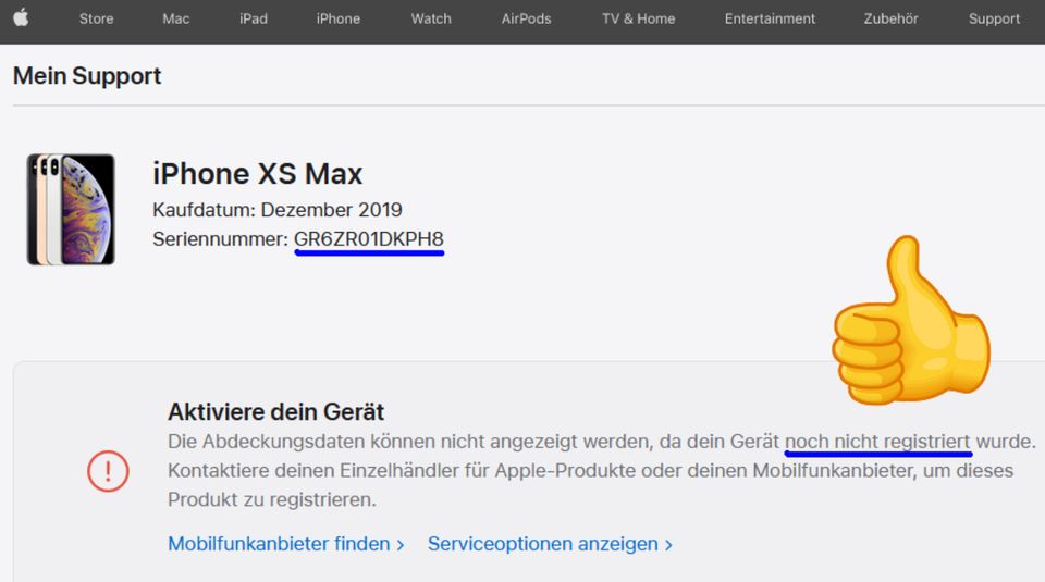 Inkl. Versand: Apple iPhone Xs Max ● 512GB ● «Silber» ● 12∙M.Gwl. in Essen