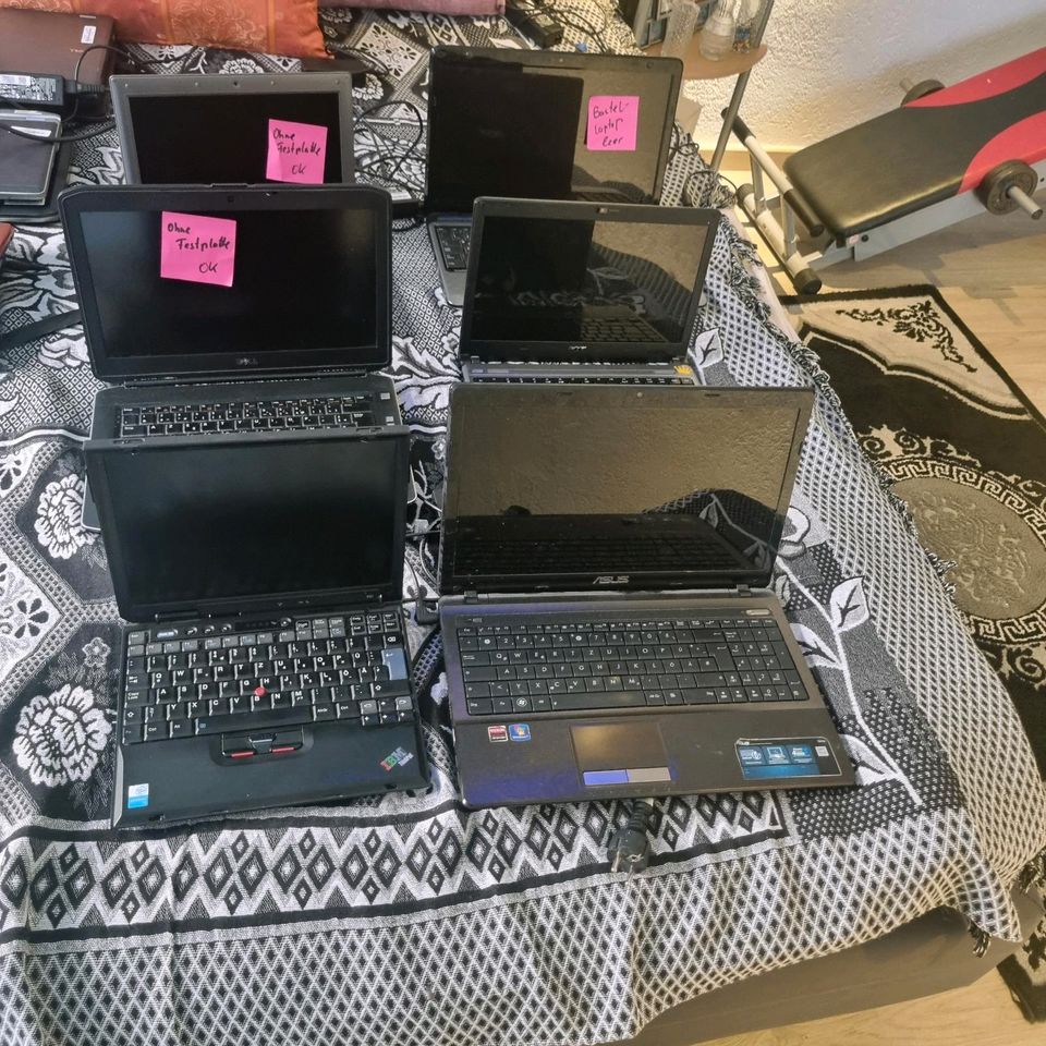 6 defekte Laptops  asus siemsens etc. in Nideggen / Düren