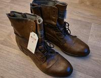 Mustang Damen Boots/Stiefeletten Schnürstiefel braum Gr. 45 Brandenburg - Eberswalde Vorschau