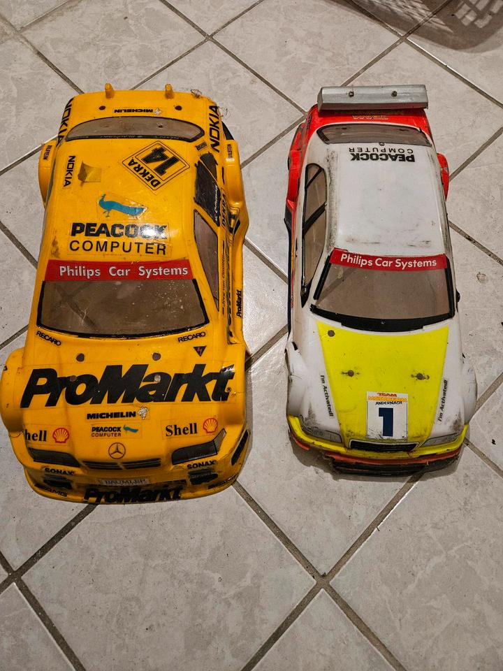 2x rc Verbrenner Karosse rc Auto 1:10 Mercedes Benz c klasse in Burgbrohl