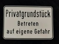 NEU Schild Privatgrundstück 30x20cm Aluminium Baden-Württemberg - Heilbronn Vorschau