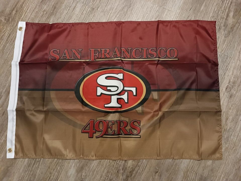 Fahne Flag San Francisco 49ers NFL Banner Flagge 150x90 cm in Schwäbisch Hall
