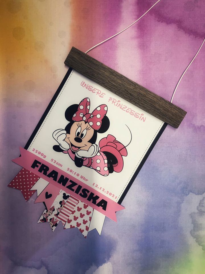 Minnie Mouse Türschild mit Name NEU Disney Mickey Minnie in Krauschwitz