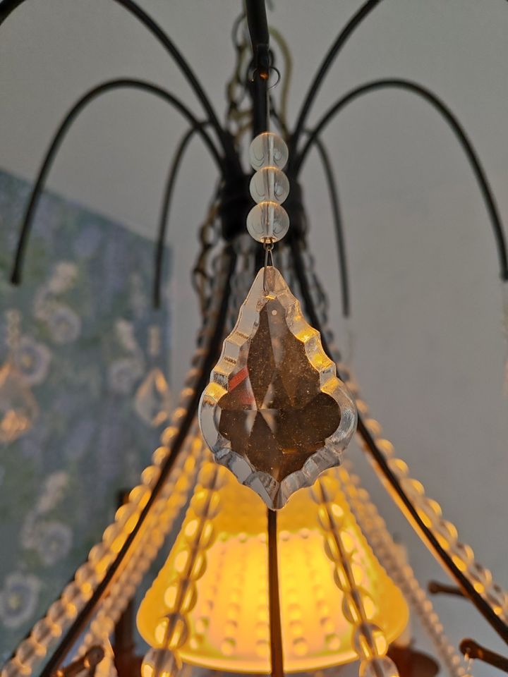 Deckenlampe, Kerzenleuchter mit elektrischem Licht in Delmenhorst