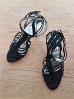 Schwarz/Silber Sommer Pumps-Sandalette Größe 38 mit Absatz Bayern - Starnberg Vorschau