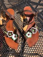 Rovers Sandalen Sandaletten Leder bunt Brandenburg - Rangsdorf Vorschau