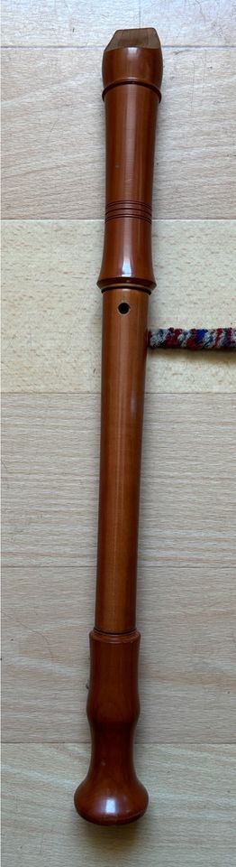 Flöte aus Holz (Alt-Barock??), wenig Gebrauchssp., gebraucht, OVP in Rostock