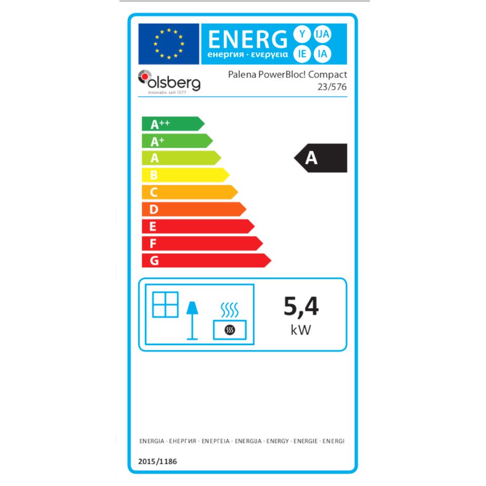 AUF LAGER - Palena Compact Powerbloc Kaminofen Schwarz 5kW DIBt in Hamburg