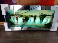 Glasbild Tiefen Wald Wasserfall Größe: 100x50 cm Lünne - Heitel Vorschau