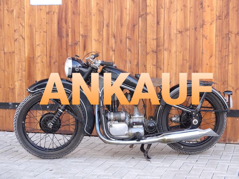 ☆ANKAUF ☆ Oldtimer DKW NSU BMW EMW AWO Indian Zündapp  Harley in Berlstedt