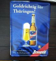 Werbeschild Braugold Bierschild Blechschild Retro Baden-Württemberg - Langenburg Vorschau