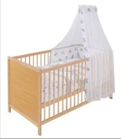 Komplettbett Kinderbett Kiefer natur lackiert 70x140 in sehr gute Hamburg-Nord - Hamburg Winterhude Vorschau