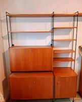 Vintage Stringregal 70er Teak Teakholz Regalwand bücherregal Dortmund - Innenstadt-Nord Vorschau